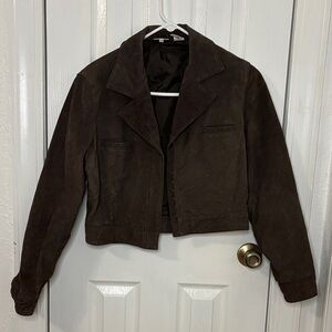 Newport News Dark Brown Leather Jacket